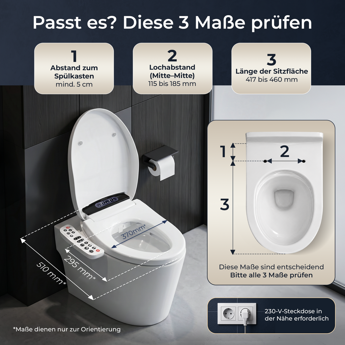 Dusch-WC Aufsatz TokyoSeat Classic