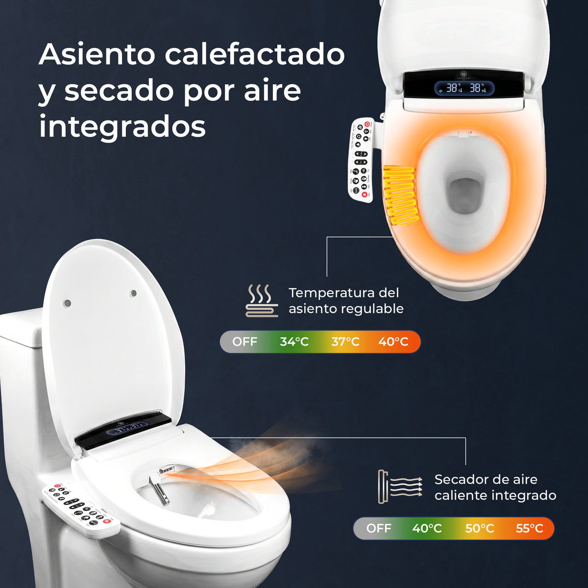 Asiento Inodoro Inteligente TokyoSeat clasico