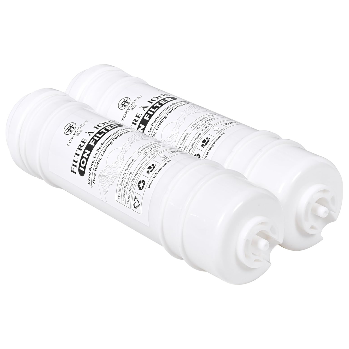 TokyoSeat Anti-limescale Ion Filter, 2-unit pack